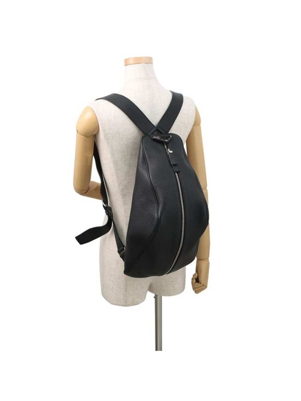 Prada Backpack Vitello Daino Triangle Leather - Picture 4 of 10